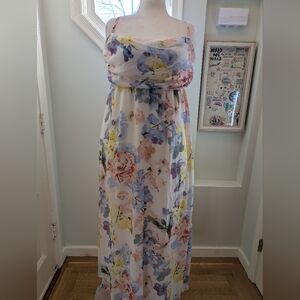 Floral maxi with tie back